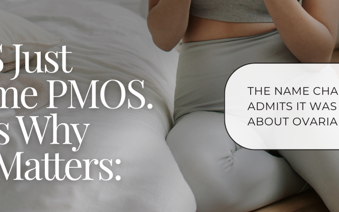 PCOS Just Became PMOS. Here’s Why That Matters: The name change that finally admits it was never really about ovarian cysts